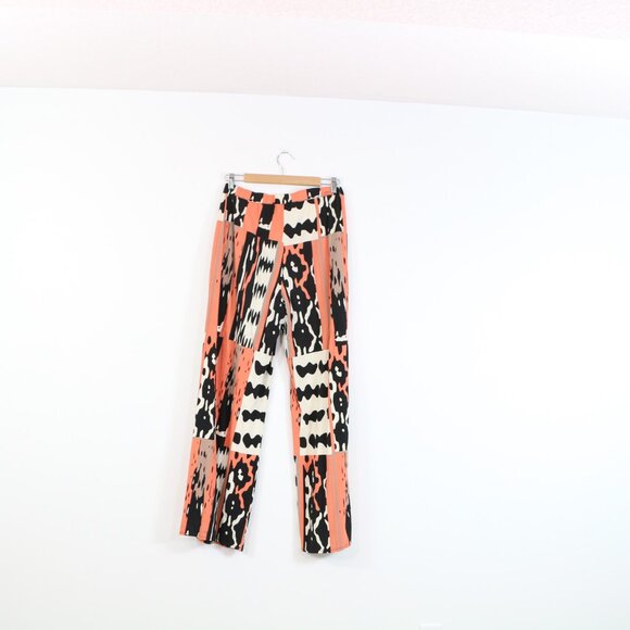 *Inspired Style Straight Leg Patterned Pant - Picture 6 of 7